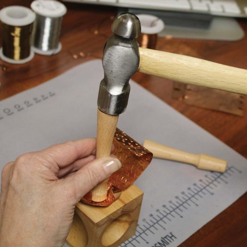Dapping Block And Punch Set Jewelry Doming - Juego de Bloques y Punzones para