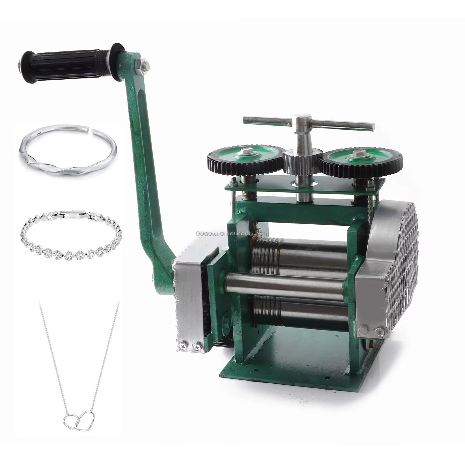 Jewelry Rolling Mill Manual Wire Flat Roller - Máquina Laminadora Manual de Joyería, Ancho