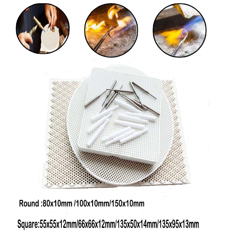 Jewelry Soldering Board Ceramic Honeycomb - Tablero de soldadura de panal de