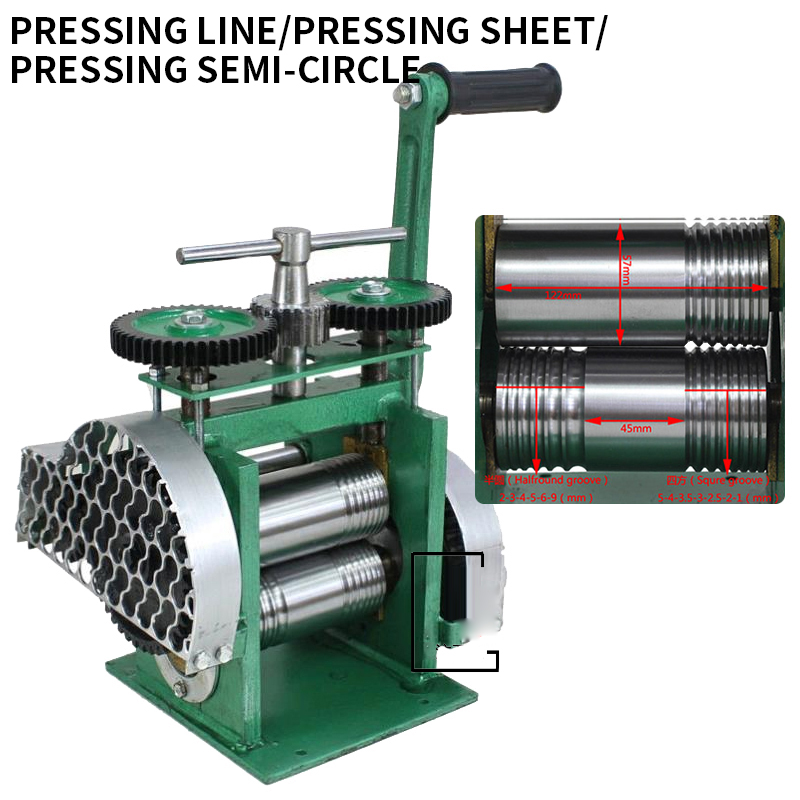 Jewelry Rolling Mill Manual Wire Flat Roller - Prensa Manual para joyería, máquina laminadora