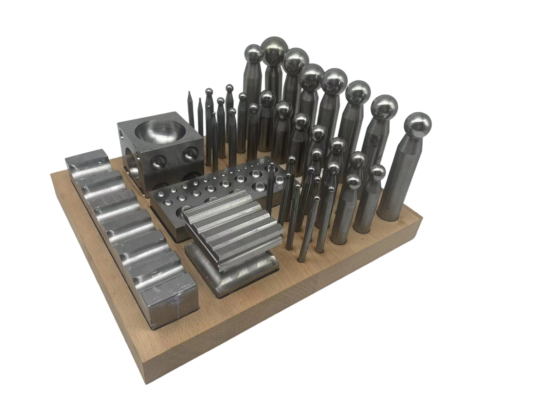 Juego de 40 bloques de doming  - Dapping Block And Punch Set Jewelry Doming reseña y precio