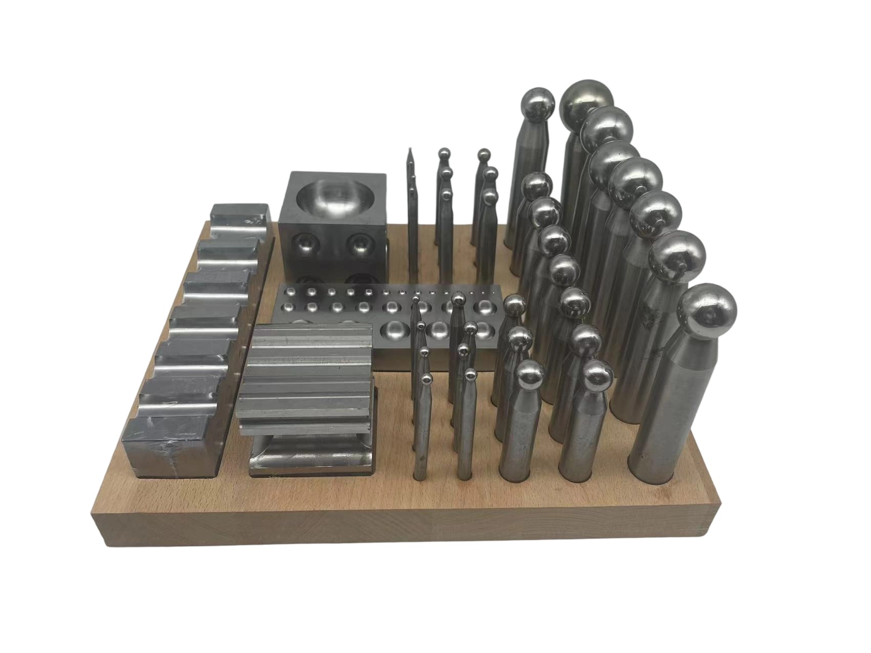 Juego de 40 bloques de doming  - Dapping Block And Punch Set Jewelry Doming reseña y precio