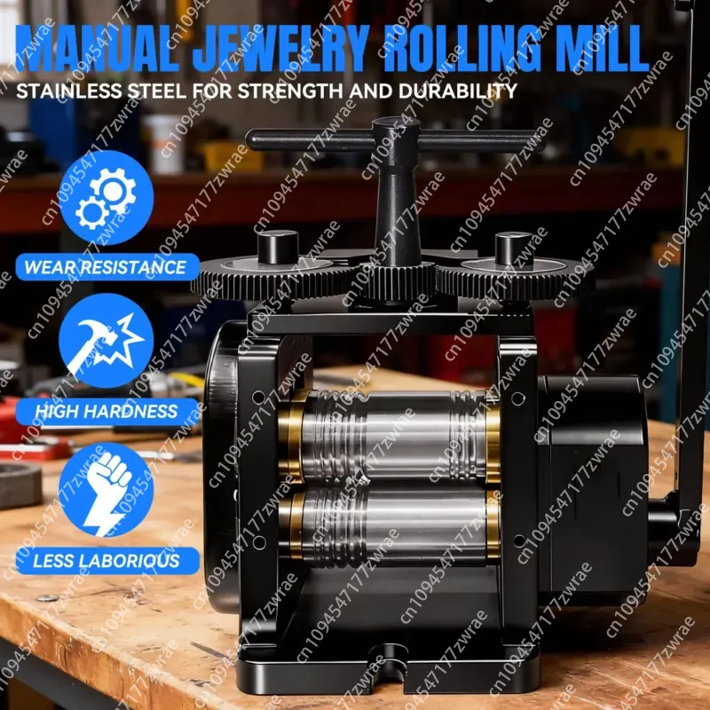Máquina laminadora manual indu - Jewelry Rolling Mill Manual Wire Flat Roller reseña y precio