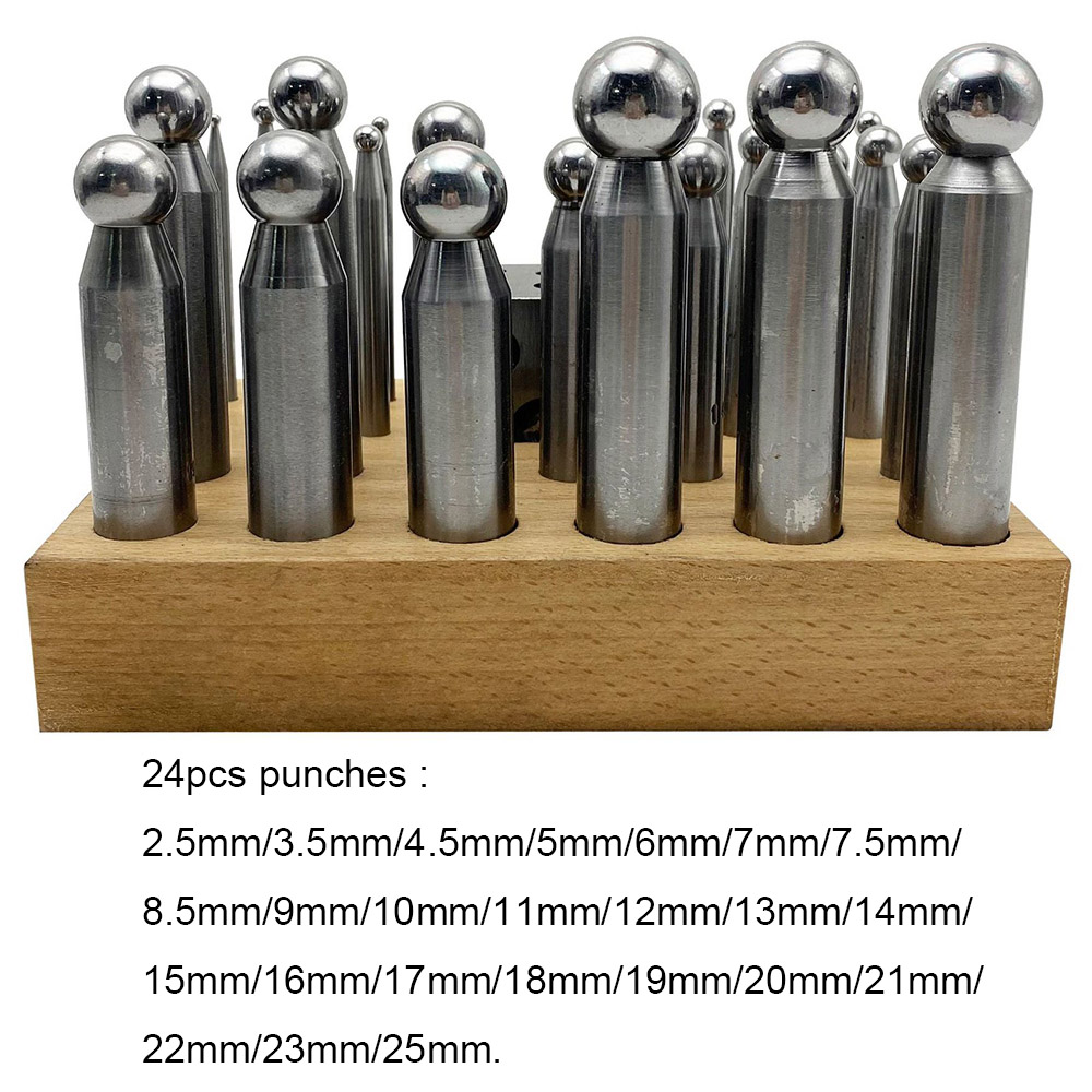 Juego de Punzones de acero de  - Dapping Block And Punch Set Jewelry Doming reseña y precio