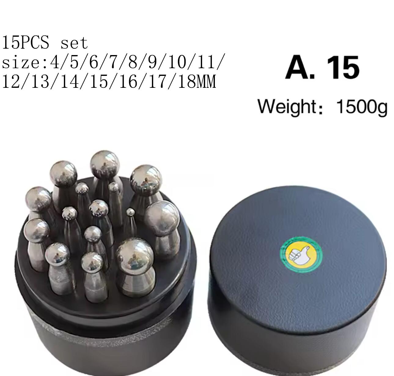 Juego de punzones de acero par - Dapping Block And Punch Set Jewelry Doming reseña y precio