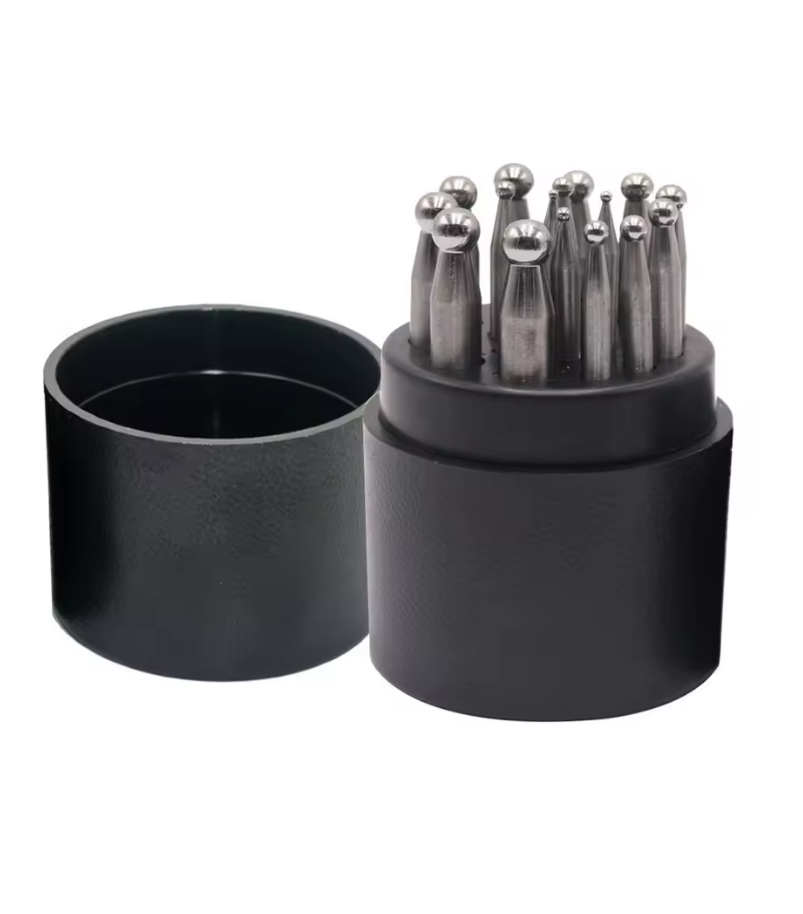 Juego de punzones de acero par - Dapping Block And Punch Set Jewelry Doming reseña y precio