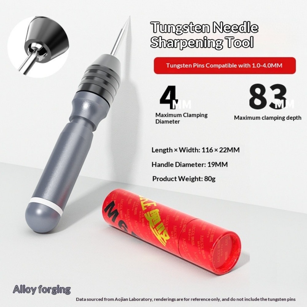 Soporte manual para afilar ele - Tungsten Electrode Needle Sharpener Tool reseña y precio