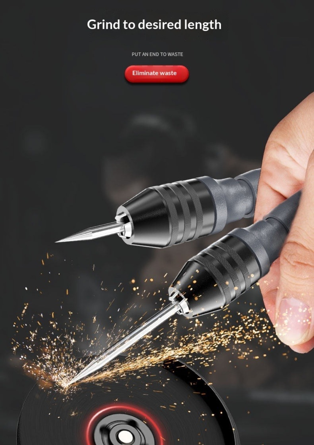Soporte manual para afilar ele - Tungsten Electrode Needle Sharpener Tool reseña y precio