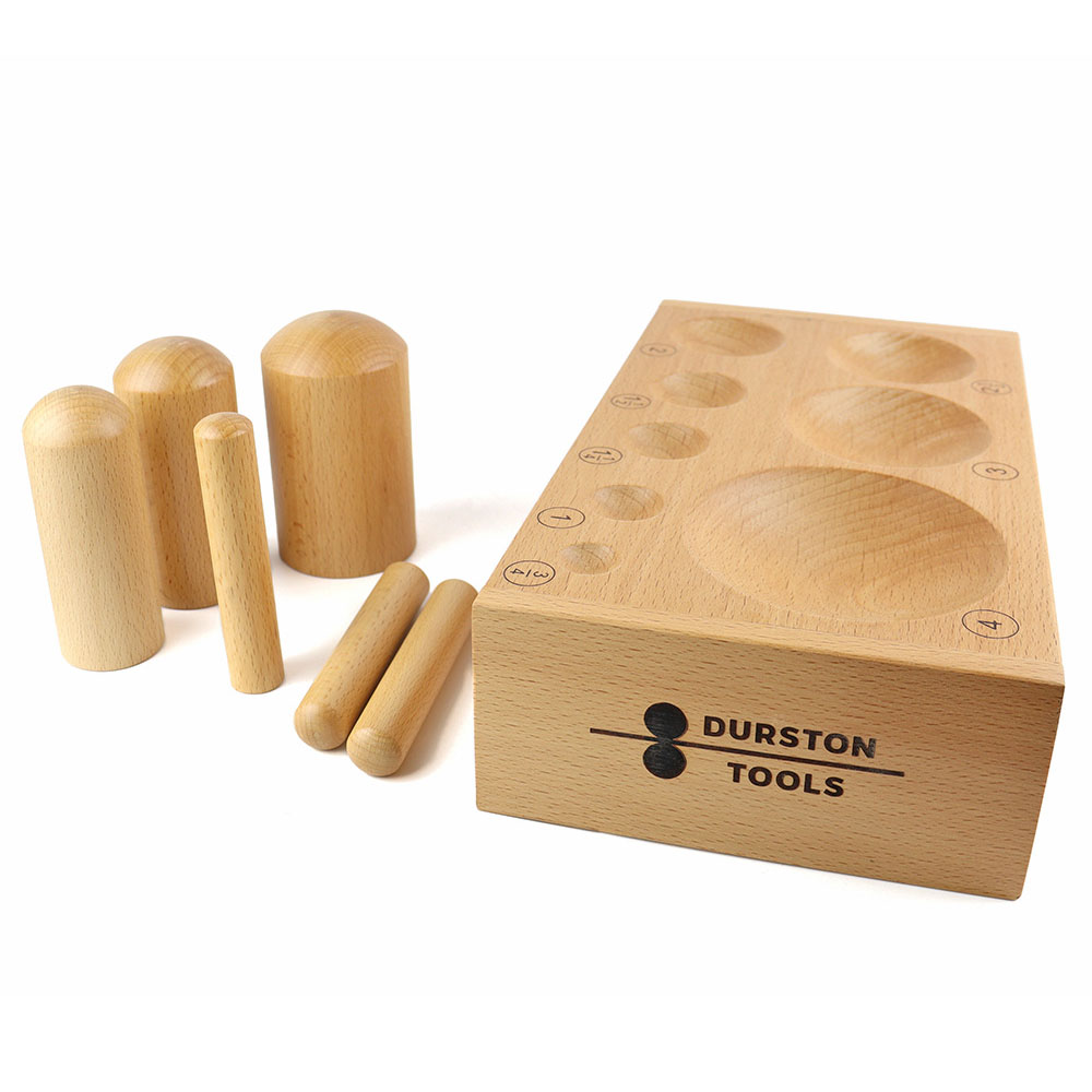 Juego de Punzones de Madera Du - Dapping Block And Punch Set Jewelry Doming reseña y precio