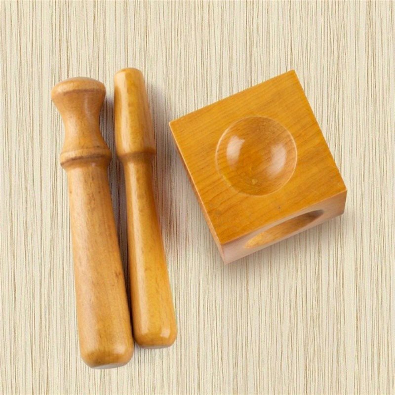 ABVC-Juego de herramientas par - Dapping Block And Punch Set Jewelry Doming reseña y precio