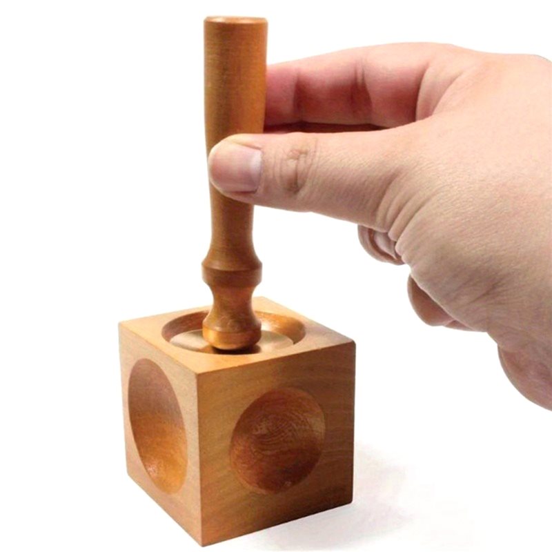 ABVC-Juego de herramientas par - Dapping Block And Punch Set Jewelry Doming reseña y precio