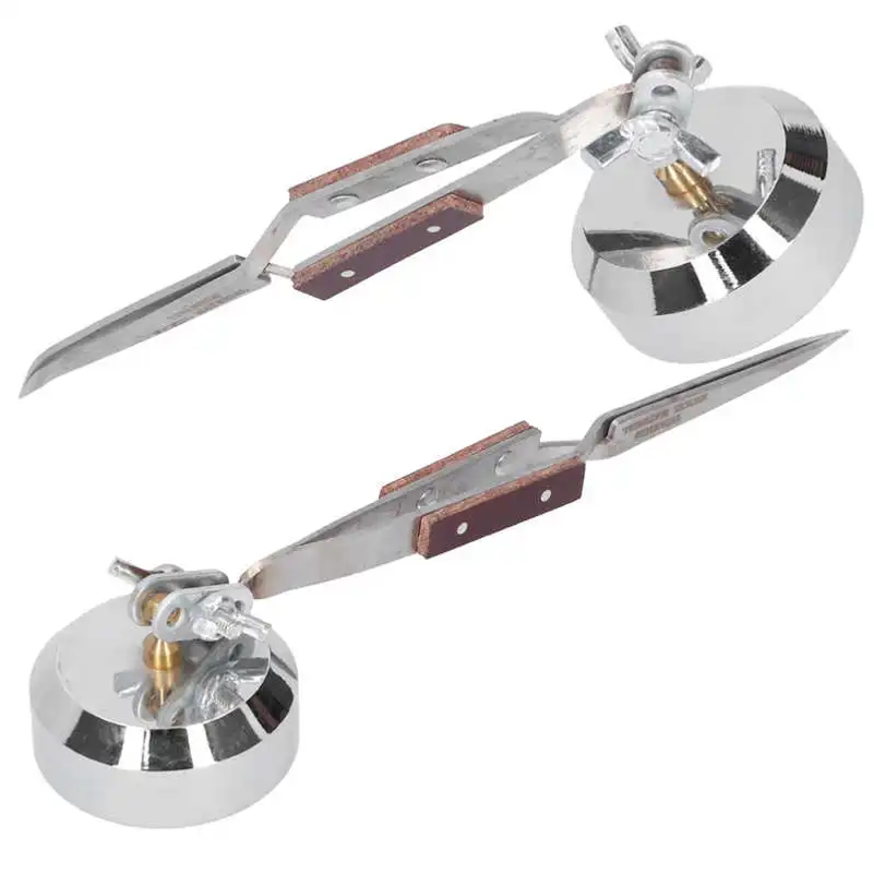 Base metálica para tercera man - Third Hand Soldering Tweezers Base Clamp reseña y precio